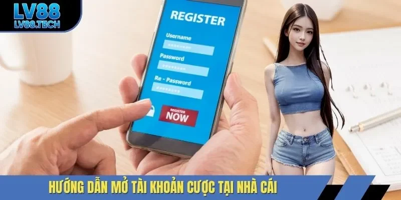 Hướng dẫn mở tài khoản cược tại nhà cái